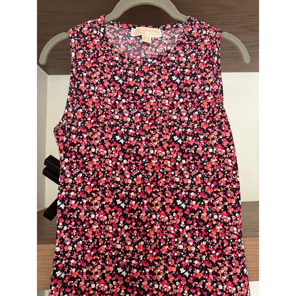 MICHAEL Michael Kors Wildflower Flounce Sleeveless Dress - Picture 3 of 7